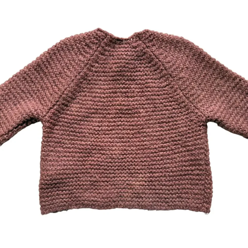 Zara Chunky Knit Cardigan Sweater Size 3-4y